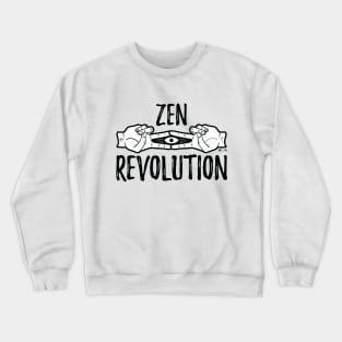 Zen Revolution - White Crewneck Sweatshirt